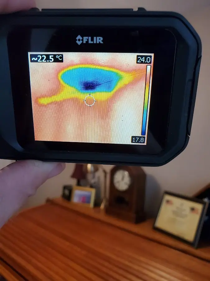 Thermal imaging inspection for water damage in North Liberty